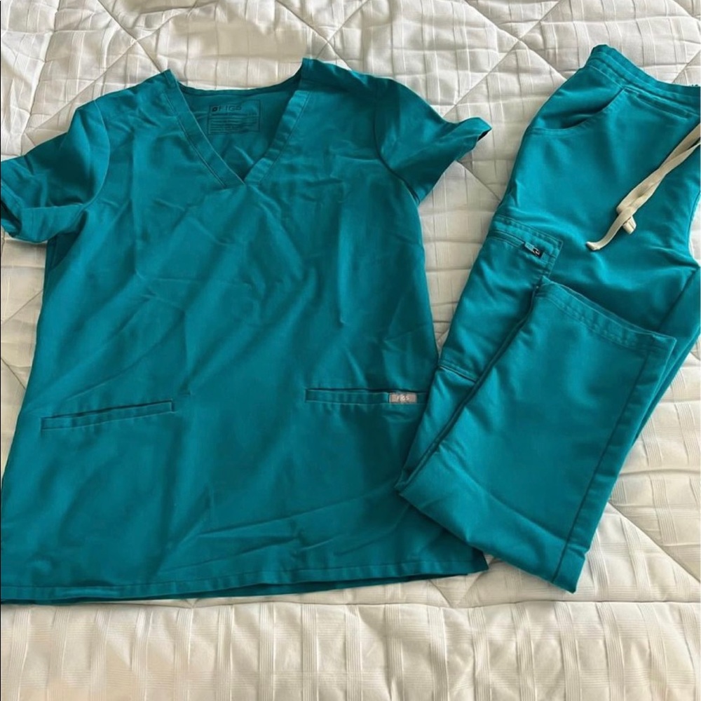 Figs Teal Scrubs